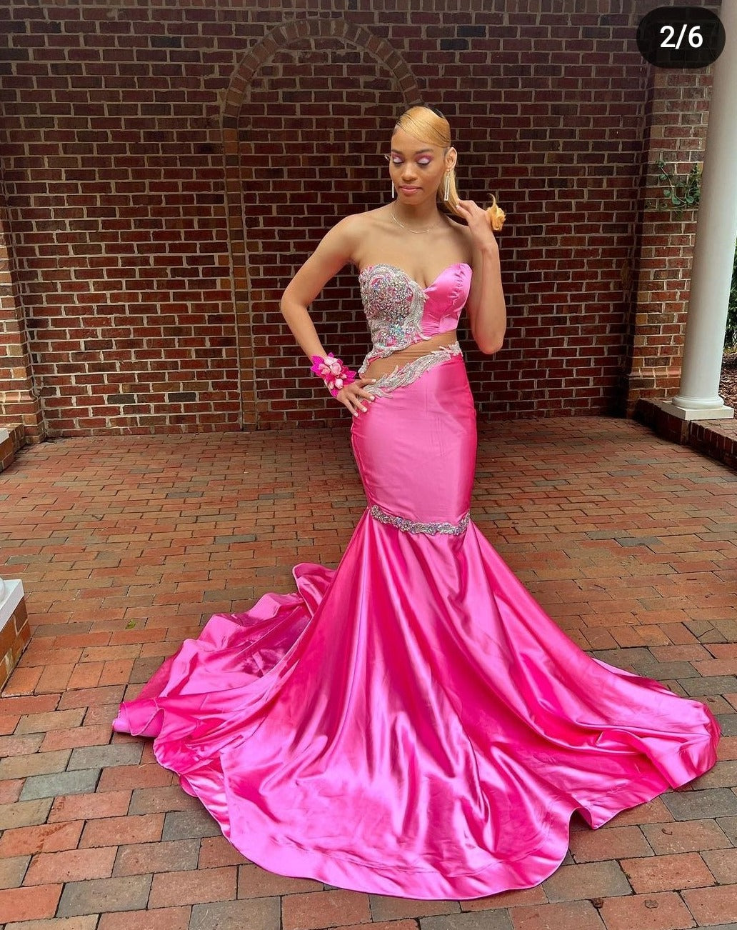 dress – Pink A.j Moafricancloset