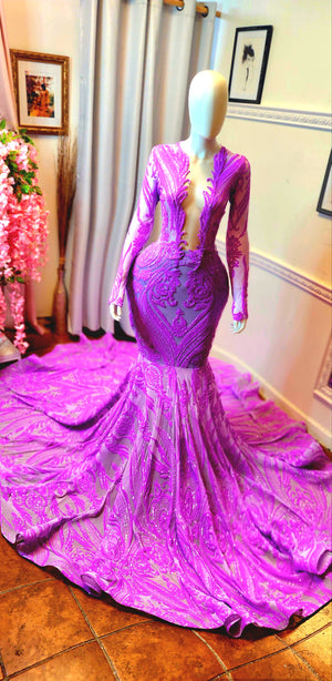 Lavender Royal dress